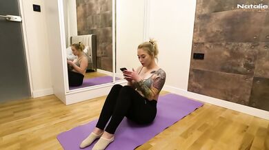 Stepsister Needed Help During Yoga But Got Fucked Instead