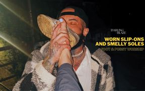 Worn Slip-ons and Smelly Soles - Foot and Pussy Worship