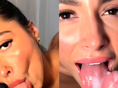 hardcore amateur blowjob and cumshot on the face