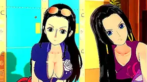 KOIKATSU'Nami Boa Hancock Nico Robin ONEPIECE hentai videos have sex blowjob handjob