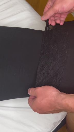 Spectacular moment from "Slim MILF ass bouncing on cock"