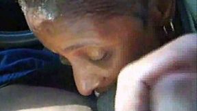 Jamaican friend gets his BBC sucked by whore in his car