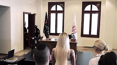 XXX Justice - Judge orders Hot Group Sex and DP treatment