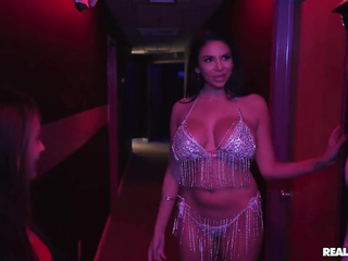 ”Strippers' Juggernaut Juggs Glazed with Jizz”