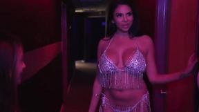 ”Strippers' Juggernaut Juggs Glazed with Jizz”