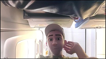 Step Gay Dad - Tiny passenger - Size difference in the sky's