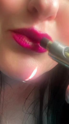 Smoking Hot Pink Seductive Lips & Slow Motion Vapor Bliss