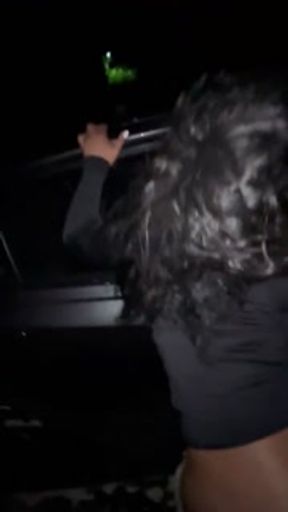 Told her to sneak outside while her boyfriend plays the game