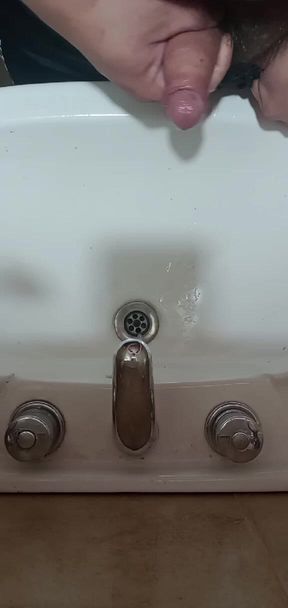 Sending video finishing in the bathroom