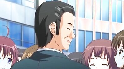 Watch as this hard-on-loving anime babe gets her huge natural tits drilled hard by her kinky instructor, Sensei.