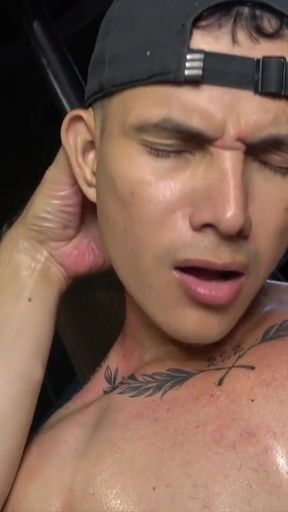 Epic moment from "Muscle Worship and Massage of Mateus Ferreira"