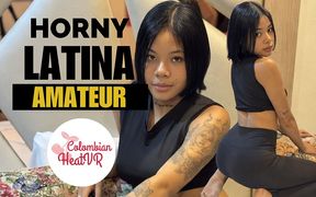 Horny Latina: Sucks Well and Ends up Covered in Cum