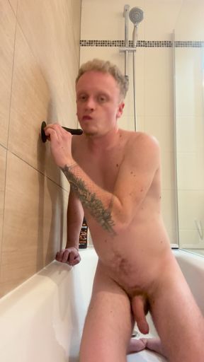 Young French Bisexual in Her Shower