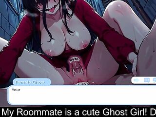 My Roommate is a cute Ghost Gal! (Free Steam Demo Game) Sexual Content, Nudity, Mature, Hentai, NSFW, Casual