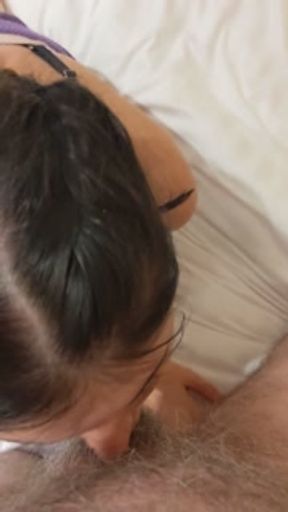 POV BLOWJOB WITH HOOK IN MY ASS