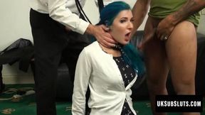 UKSubSluts com - Alexxa Vice gets inked torment from master and BBC stud