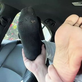 Shy Eddy Goes To A Snyft Ride With Matt To Get Foot Worship