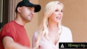 Hot MILF Sophia West Lets Her Stepson Fill Her Pussy with Cum