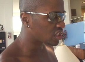 Stunning milf getting ass fucked in threesome with beautiful ebony