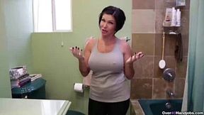 Over40 busty milf POV handjob