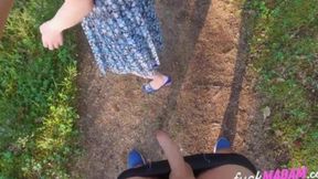 This dude's raw sex pounded me into submission under open skies &mdash;  then I redressed in a flash