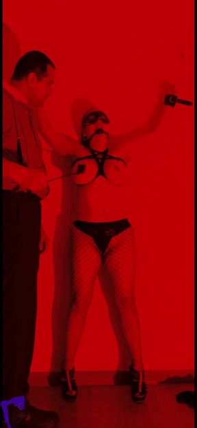 Tied up Sex MILF Slave Used Hard: Whipped, Hot Wax on Tits and Hard Blowjob for Master