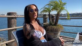 GOT FILLED - Ebony Beauty Zoey Gets Her Pussy Filled