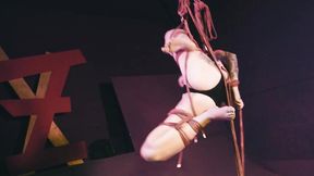 Kinky Life BDSM Bonadge, Tattooed Girl Shibari Session