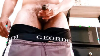 Thủ dâm, xuất tinh, dương vật, lông, người Colombia, đàn ông, nhà bếp – những chàng trai nghiệp dư dương vật to quan hệ tình dục qua đường hậu môn