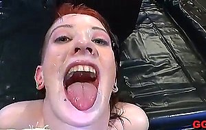 Linda lush eccentric little slut - extreme bukkake