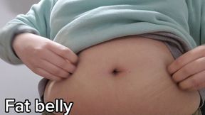 Belly Fetish Focus: Grabbing, Slapping and Punching My Fat Stomach – Real Belly Impact Play, Jiggly Gut Worship Clip