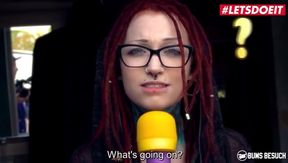 Inked Goth Girl Enjoys Hardcore Shower Sex with a Redhead