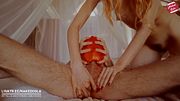Kinky fruit blowjob with prostate massage