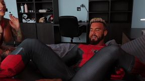 two spiderman vs. tattooed babe mandi cat