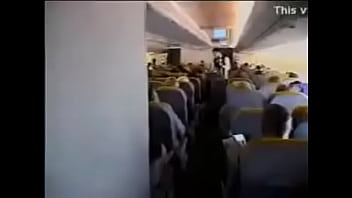 XXX en el avion Con la azafata