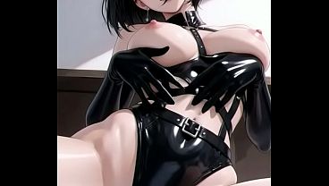 Misato Ai Girl latex Ai Genereted