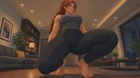 Giantess Stories #17B: Warmth Between My Thighs (Animated)