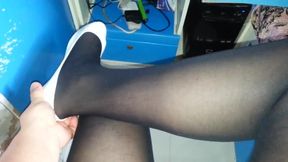 Pantyhose Cumming 6
