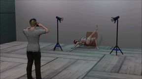 Crystal Brad and Chris Nowens Hitting It off in the Studios of Cockizilla