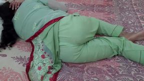 Desi Indian bhabhi enjoying the bed share