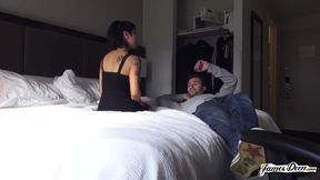 Tattooed Saya Song fucks with James Deen