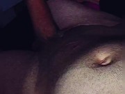 Gran corrida de madrugada, hotel en paris, latino corriéndose fuerte