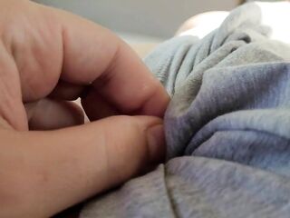 Teasing Stranger to Touch My Large Bazookas in His Car