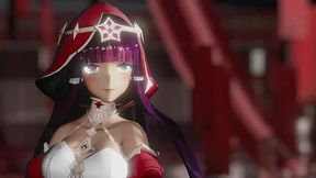 Genshin Impact Layla Hentai Sex And Dance Undress Wiggle Wiggle Missionary Doggy Style MMD 3D Red Clothes