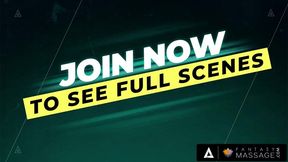 FANTASY MASSAGE - Laney Grey Surprises Octavia Red With Erotic Lesbian Face Fucking Massage