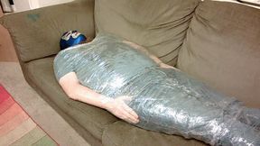 Mummified Face Bouncing Blowjob