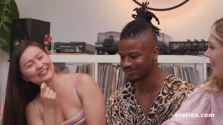 Ersties TV - FULL Truth Or Dare Game - 3 Hot Babes Pleasure Their Guy Friends Before Climactic Orgy