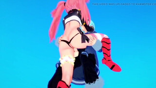 Rimuru fucks Milim standing up : The time i got reincarnated as a slime Parody