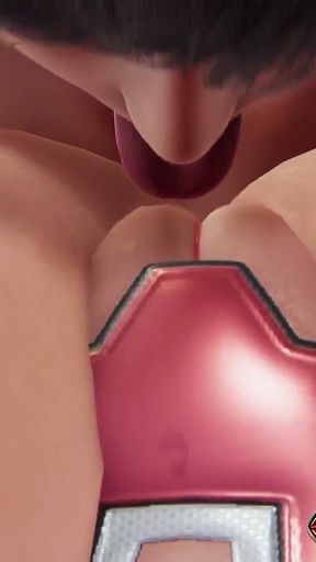 Enticing Pink Succubus: Hentai Adventure with Piledriver Pussy Lick and Fingering Orgasm!   Clip 2