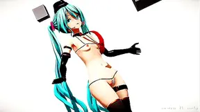 Miku Dominates in Pink Cat-Ear Fantasies – Steamy MMD Hentai Action